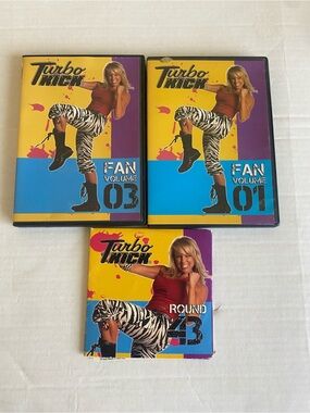Turbo Kick Chalene Johnson Instructor Lesson Training DVDs set of 3